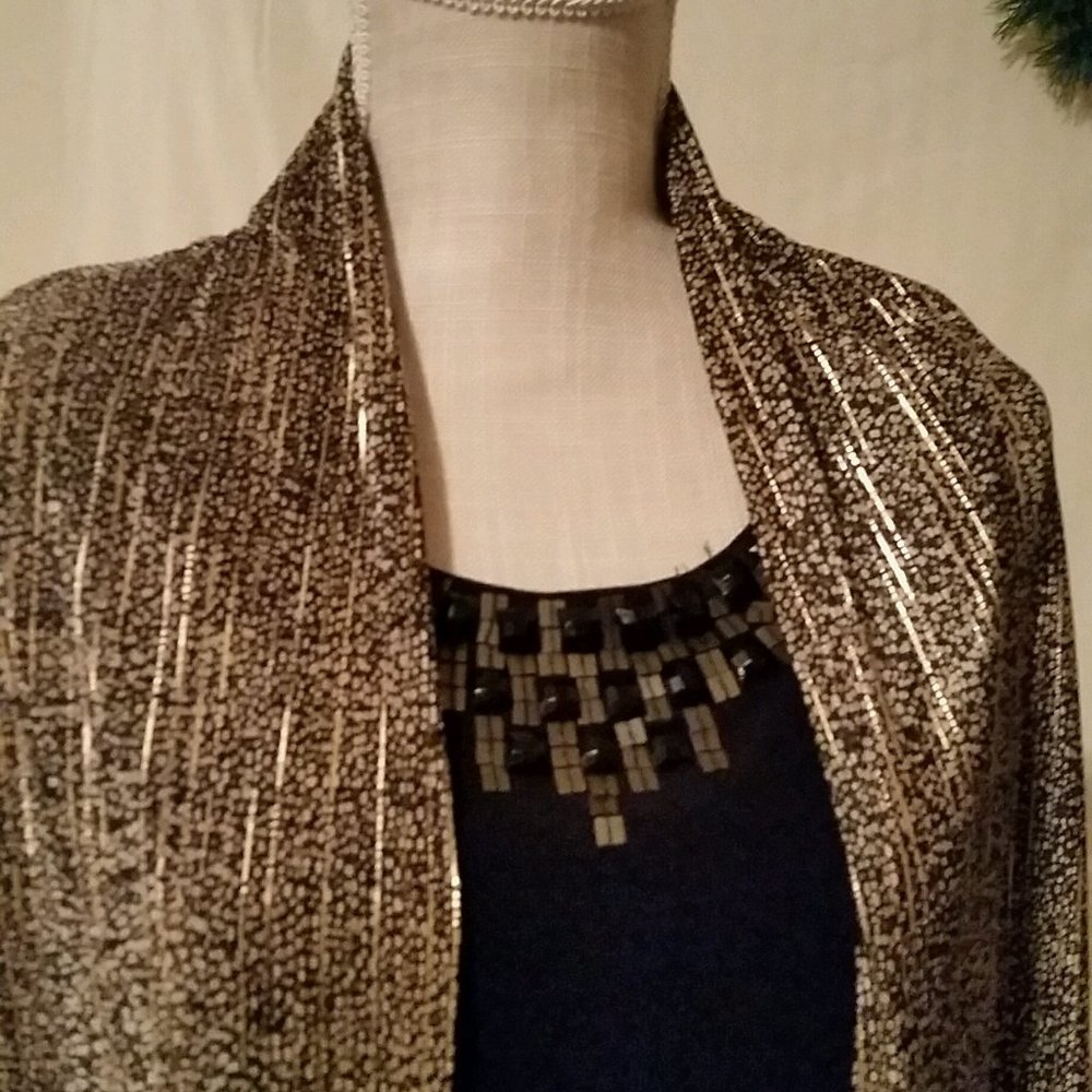 JM COLLECTION GOLD-TONE TOP